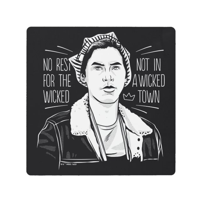 No Rest For The Wicked Metal Print (Front)