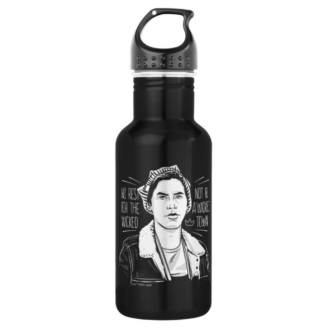 No Rest For The Wicked Stainless Steel Water Bottle (Front)