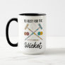 No Rest for the Wicket Funny Croquet Themed Mug