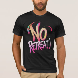 No Retreat Graffiti T-Shirt Bold Urban Streetwear