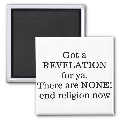 no revelation magnet