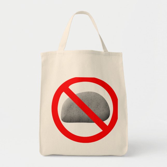 "No Rocks" Trick or Treat Bag (Front)
