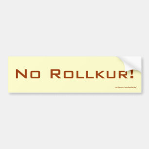 No Rollkur! Bumper Sticker