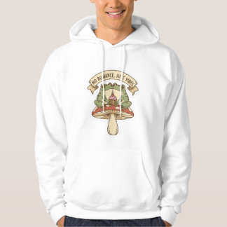 No Romance, Just Vibes | Cute Frog Mushroom core Hoodie