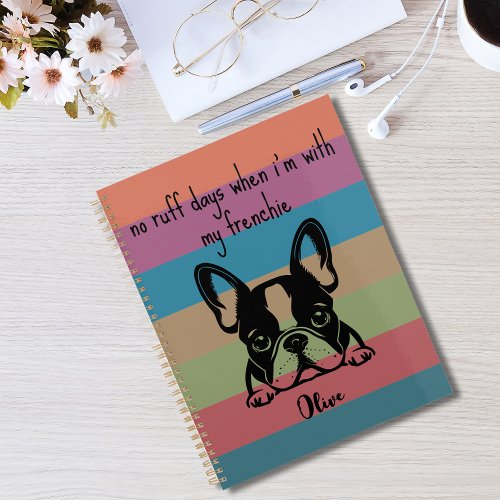 No Ruff Days with my Frenchie French Bulldog Planner