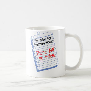 No Rules at PawPaw's House Coffee Mug