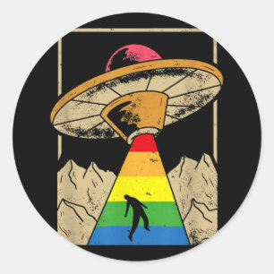 No rules LGBT Pride Genderqueer Copy Classic Round Sticker