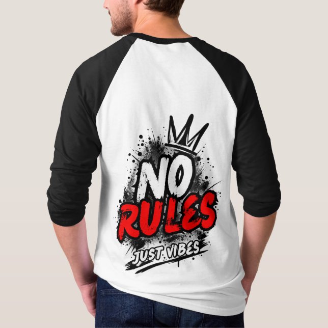 No Rules Long Sleeve T-Shirt (Back)