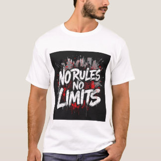 No Rules No Limit – Fearless Streetwear Tee