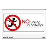 no running in the halls