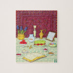 No Ruz Haft Sin Puzzle<br><div class="desc">Celebrate the coming of Spring and a New Year with this charming No Ruz puzzle featuring an illustration of the Haft Sin Table. Great as a gift, or for family fun at a No Ruz party.</div>