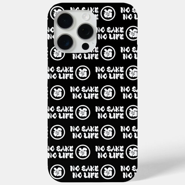 NO SAKE NO LIFE Case-Mate iPhone CASE (Back)