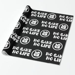 NO SAKE NO LIFE WRAPPING PAPER