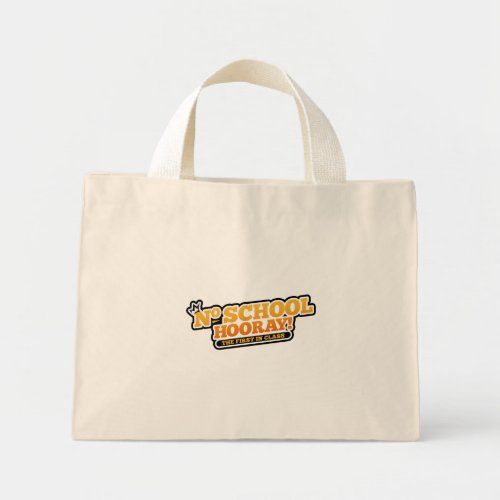 no school mini tote bag