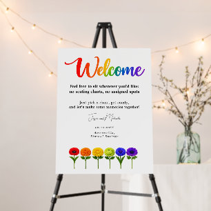No seat assigned seating chart Flourish Together Foam Board