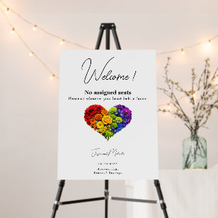 No seat assigned seating chart Flourish Together Foam Board