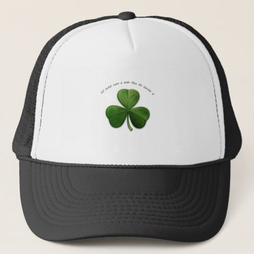 No Secret is Known by 3 people Old Irish Saying Trucker Hat