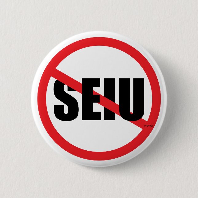 No SEIU Button (Front)