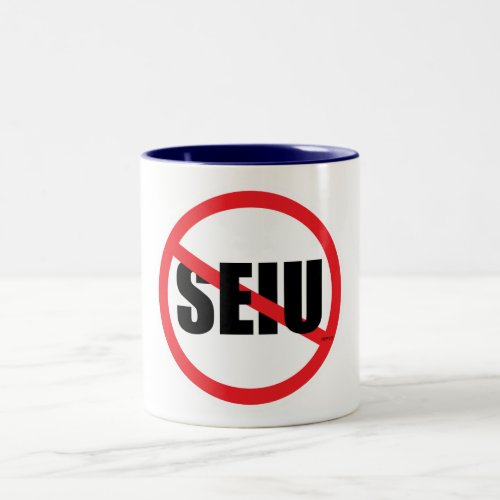 No SEIU Two_Tone Coffee Mug