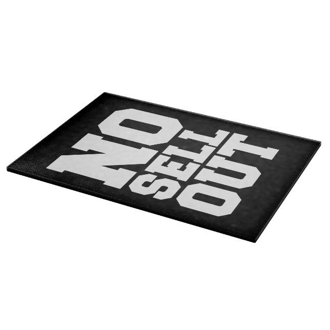 NO SELL OUT CUTTING BOARD (Corner)