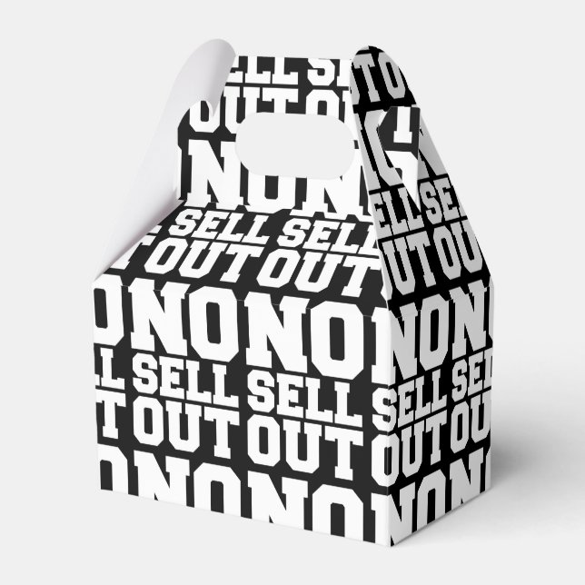 NO SELL OUT FAVOR BOXES (Front Side)