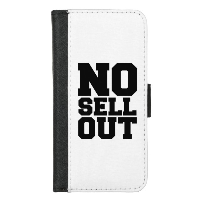 NO SELL OUT iPhone WALLET CASE (Front)