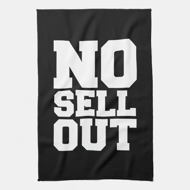 NO SELL OUT TOWEL (Vertical)