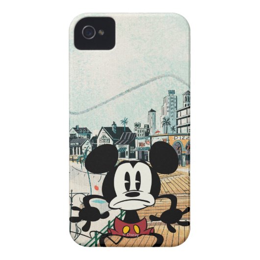 No Service | Alarmed Mickey Case-Mate iPhone Case (Back)