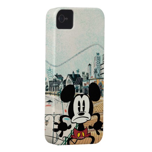 No Service | Alarmed Mickey Case-Mate iPhone Case (Back/Right)