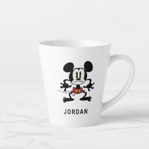No Service Alarmed Mickey Latte Mug