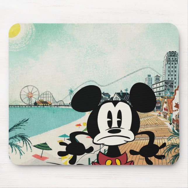 No Service | Alarmed Mickey Mouse Pad (Front)