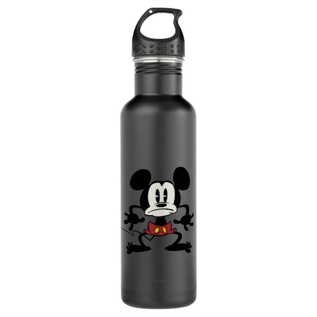 No Service | Alarmed Mickey Stainless Steel Water Bottle (Front)