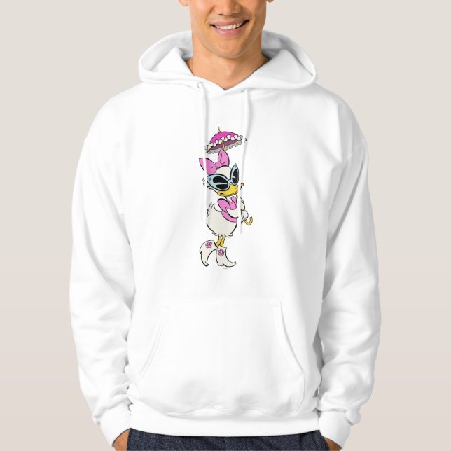 No Service | Daisy with Umbrella Hoodie (Front)