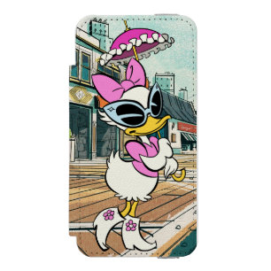 No Service   Daisy with Umbrella Wallet Case For iPhone SE/5/5s
