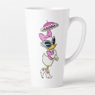 No Service Daisy with Umbrella Latte Mug