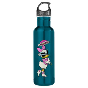 No Service Daisy with Umbrella Stainless Steel Water Bottle
