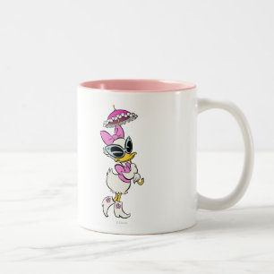 No Service Daisy with Umbrella Two-Tone Coffee Mug