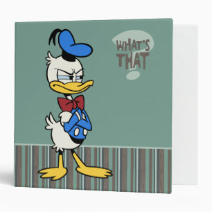 No Service Donald Duck 3 Ring Binder