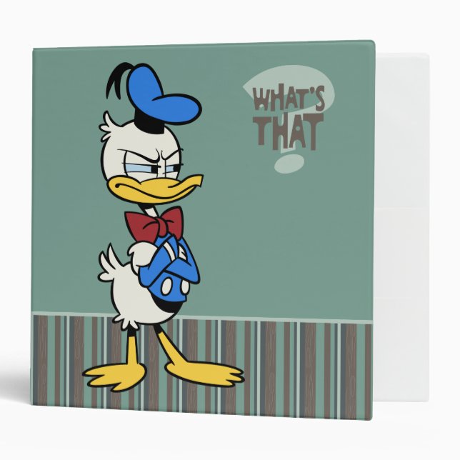 No Service | Donald Duck 3 Ring Binder (Front/Inside)