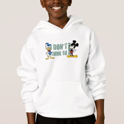 No Service  Mickey and Donald Hoodie