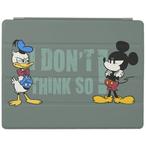 No Service  Mickey and Donald iPad Smart Cover