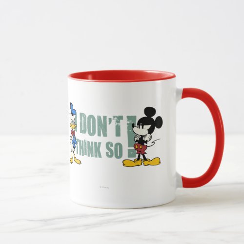 No Service  Mickey and Donald Mug