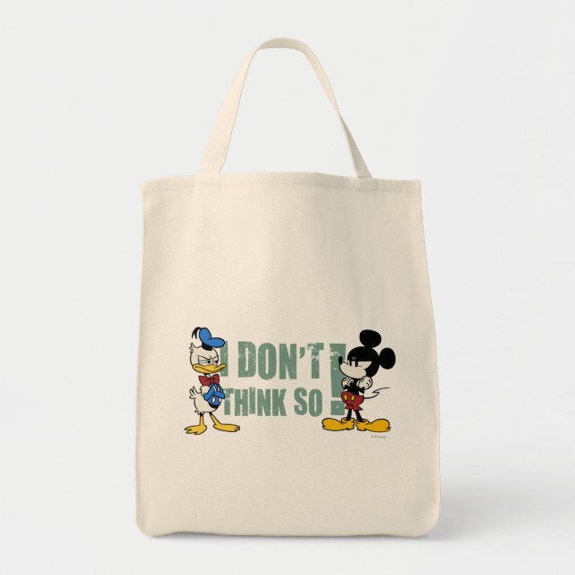 No Service | Mickey and Donald Tote Bag (Front)
