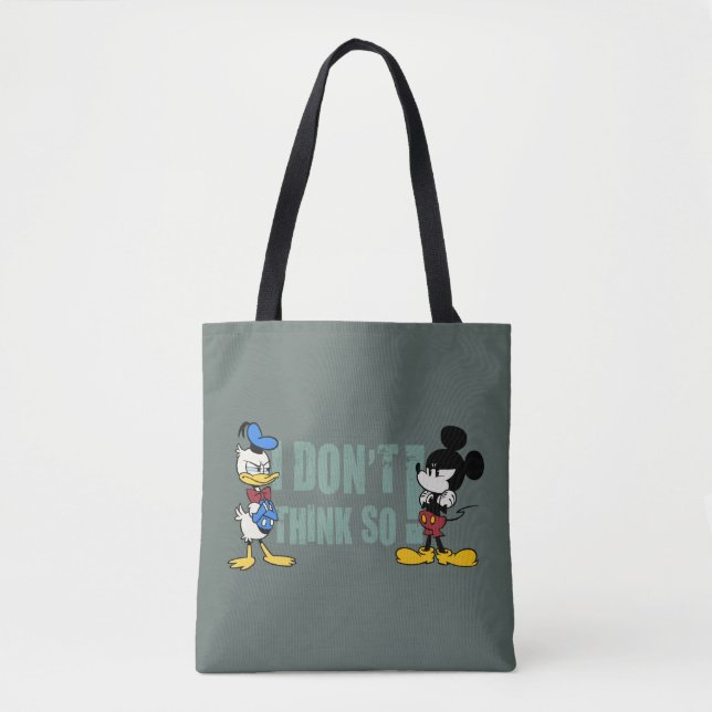 No Service | Mickey and Donald Tote Bag (Front)