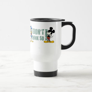 No Service Mickey and Donald Travel Mug