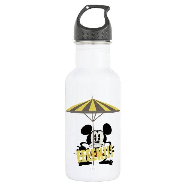 No Service | Mickey - Eeeek! Water Bottle (Front)