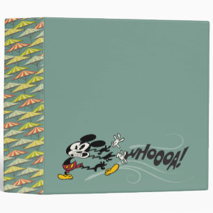 No Service Mickey - Whoooa! 3 Ring Binder