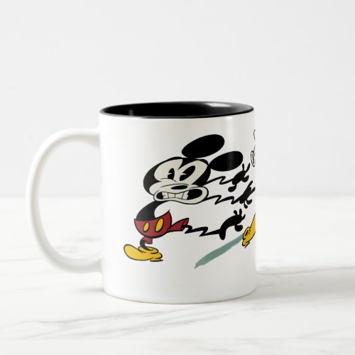 No Service  Mickey _ Whoooa Two_Tone Coffee Mug