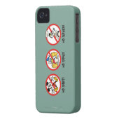 No Service | No Shirts or Shoes Horizontal Case-Mate iPhone Case (Back Left)