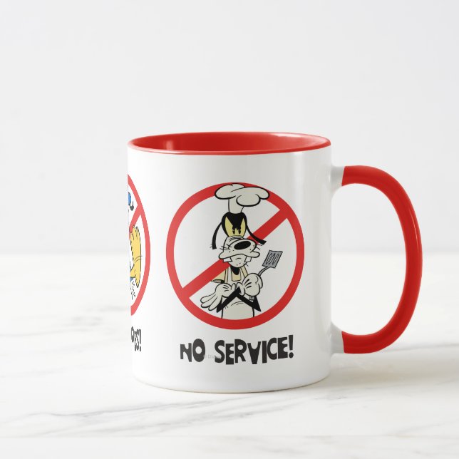 No Service | No Shirts or Shoes Horizontal Mug (Right)